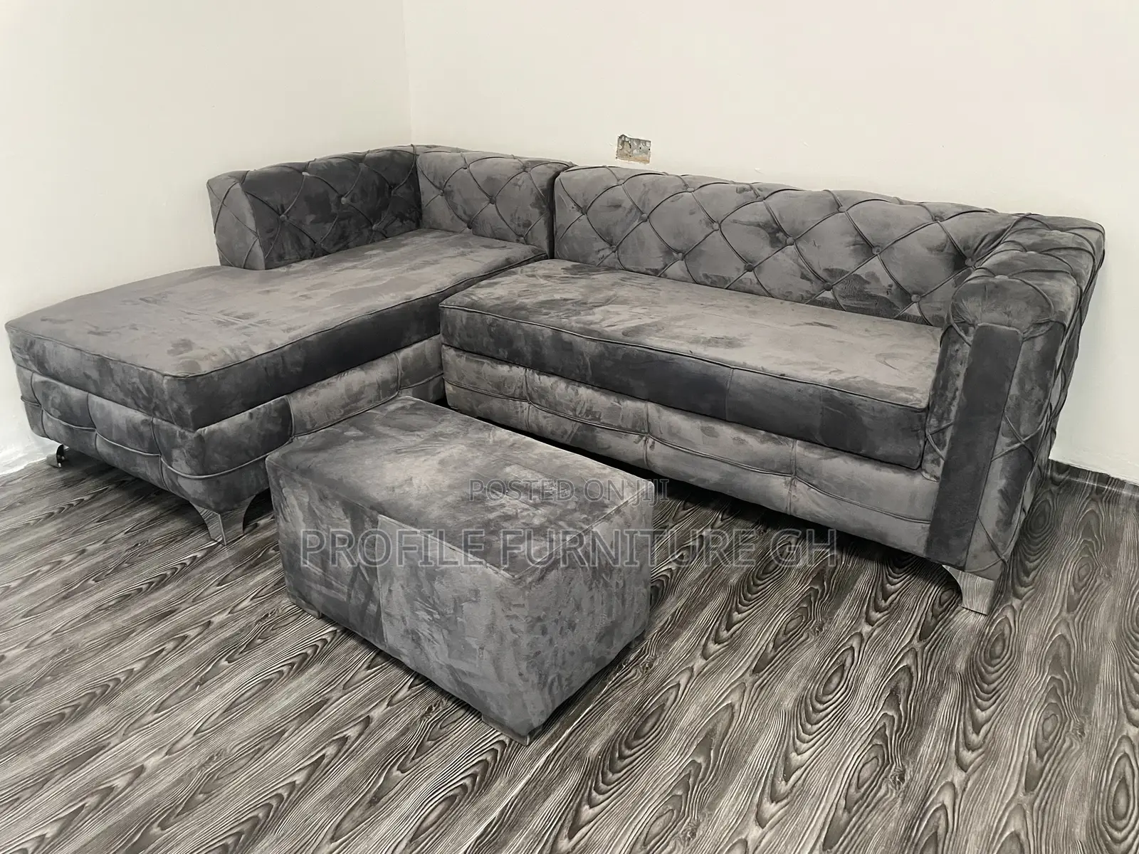 L Shape Sofa With Central Table//Free Delivery