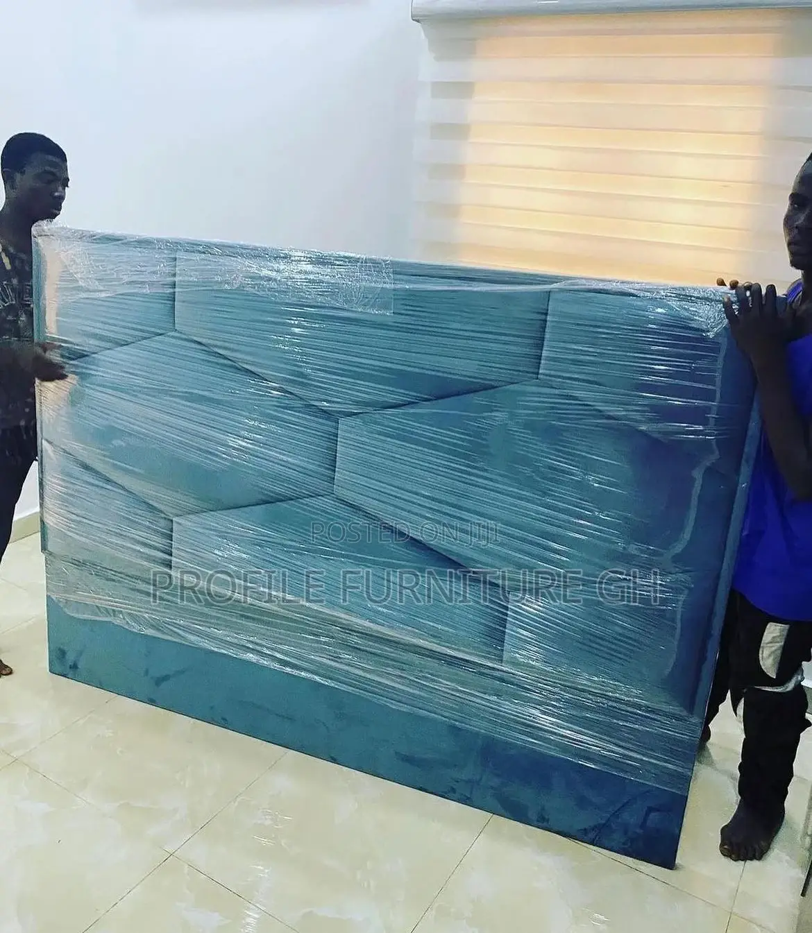 Blue Queen Size Bedframe