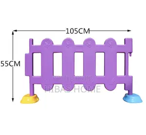 Kindergarten Colorful Playground Fence 6 Panels 155x310cm