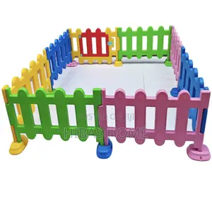Kindergarten Colorful Playground Fence 6 Panels 155x310cm