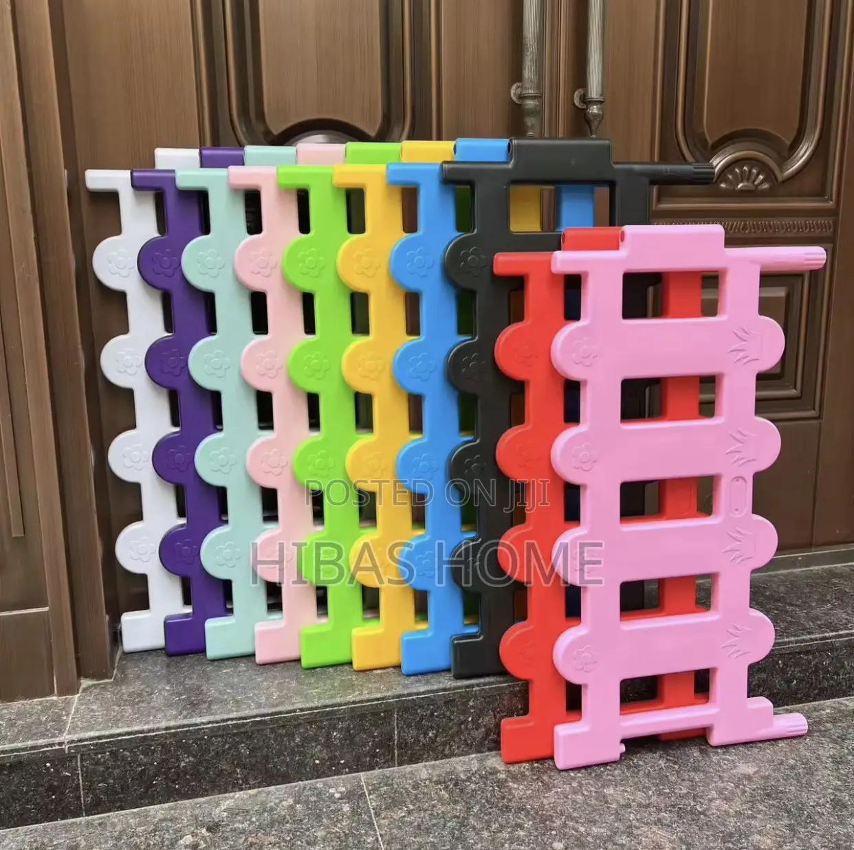 Kindergarten Colorful Playground Fence 6 Panels 155x310cm