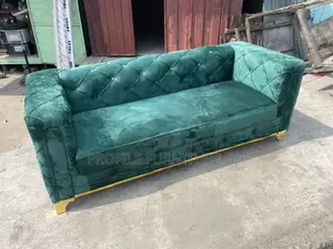 Green Sofa (3seater) // Free Delivery