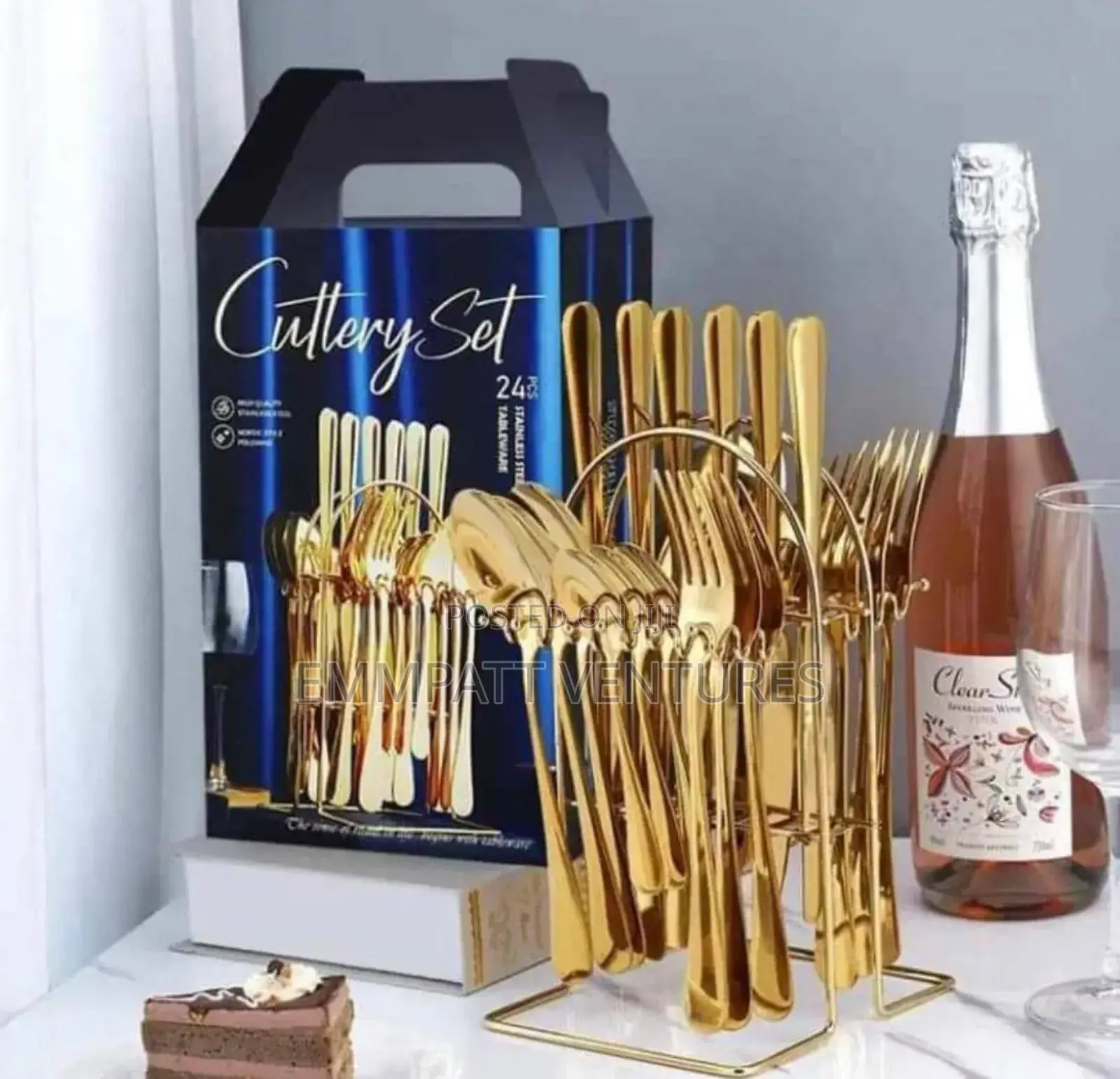 Gold Cutlery Set