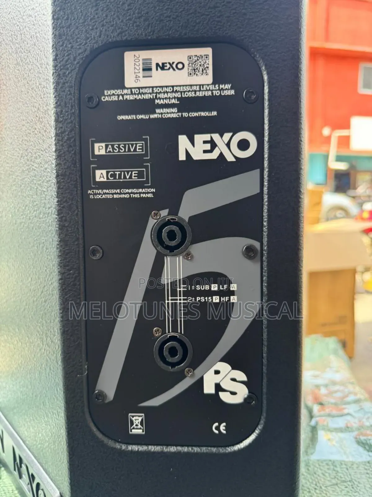 Nexo 15inches Pair of Stage Monitors