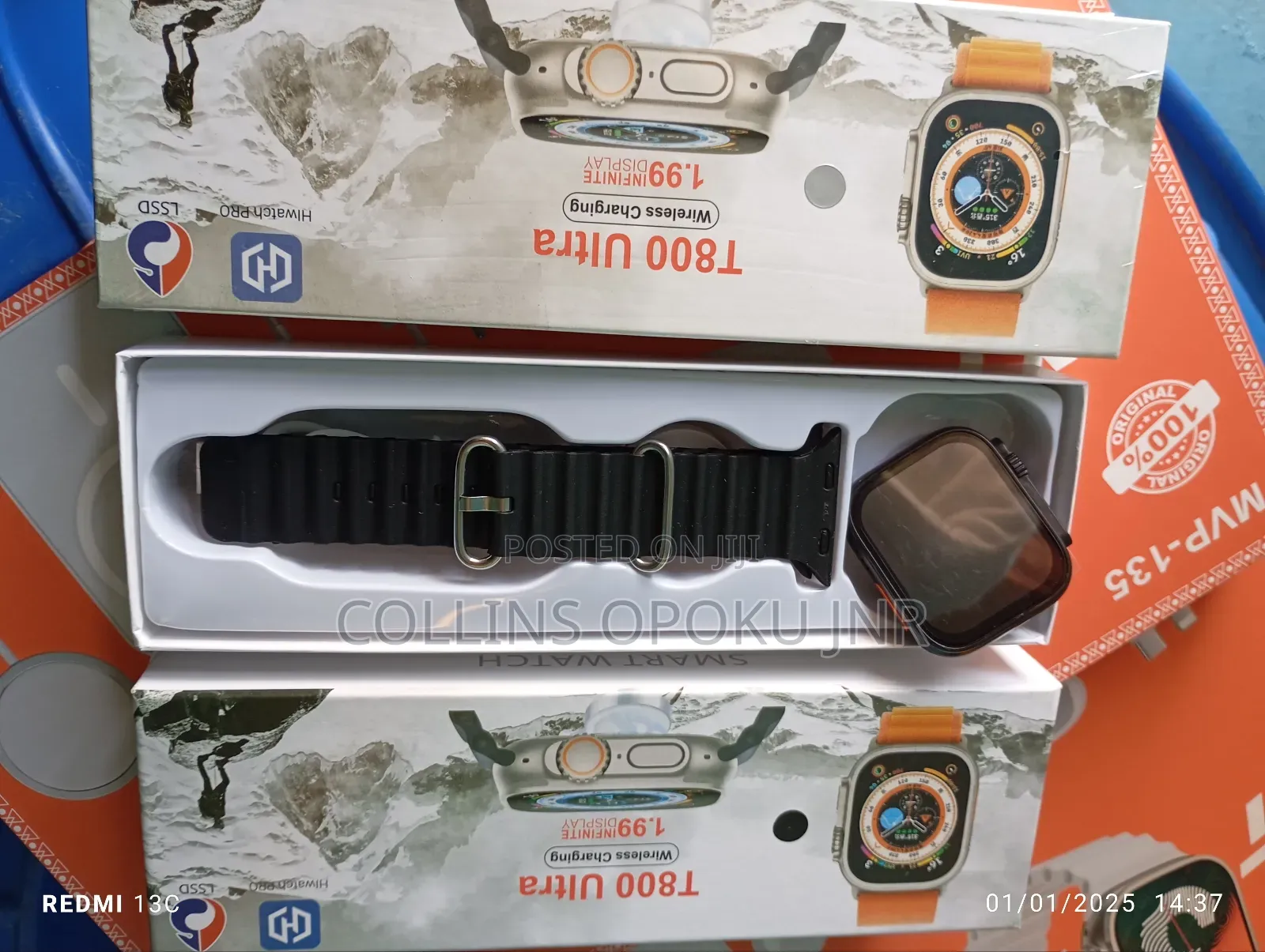 T800 Ultra Smart Watch - Black