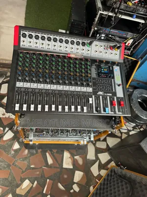 Full Set of Ev Mid and QSC Bass Speakers With Amp Rack