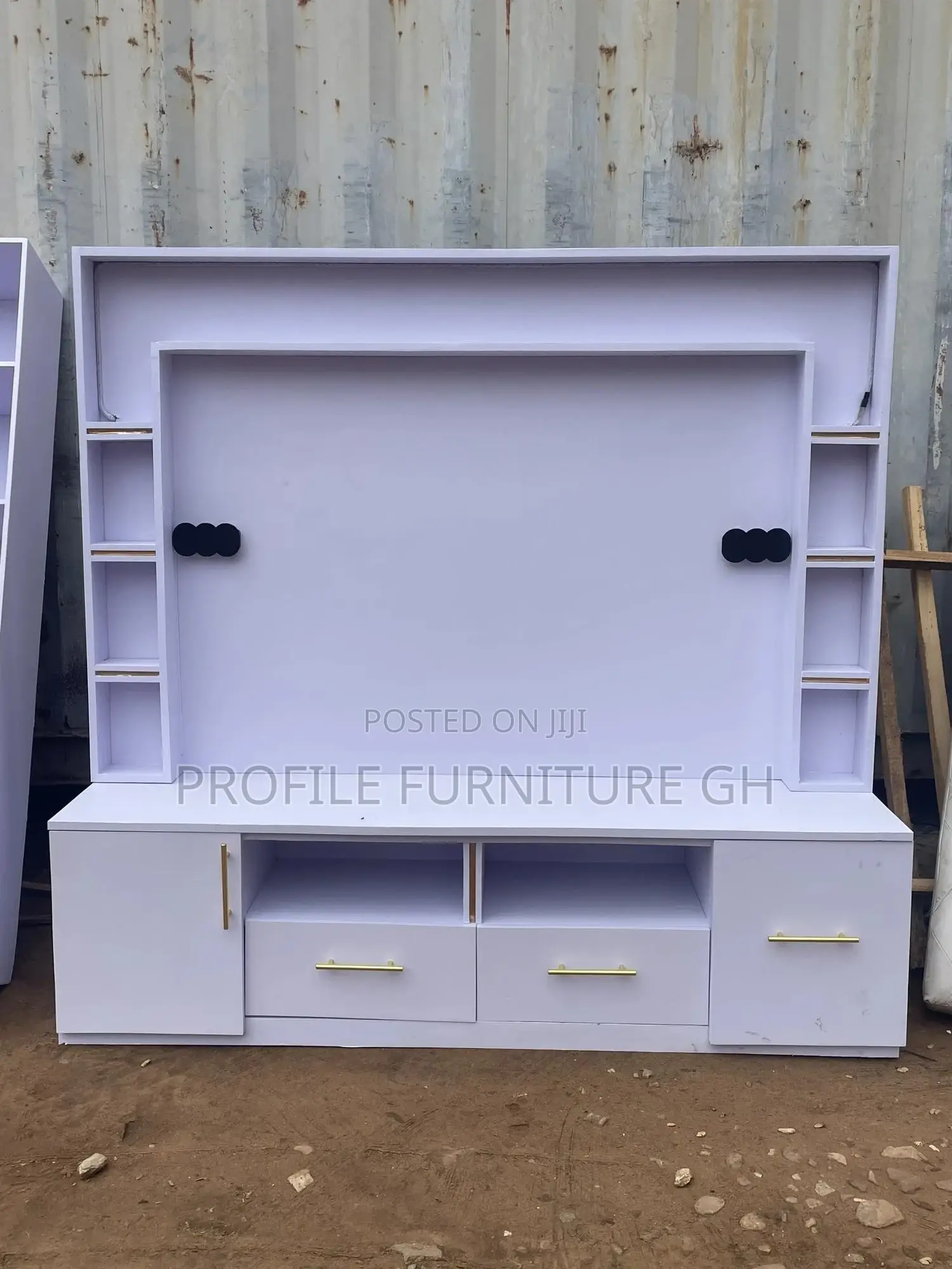 White 5 Feet Long TV Stand