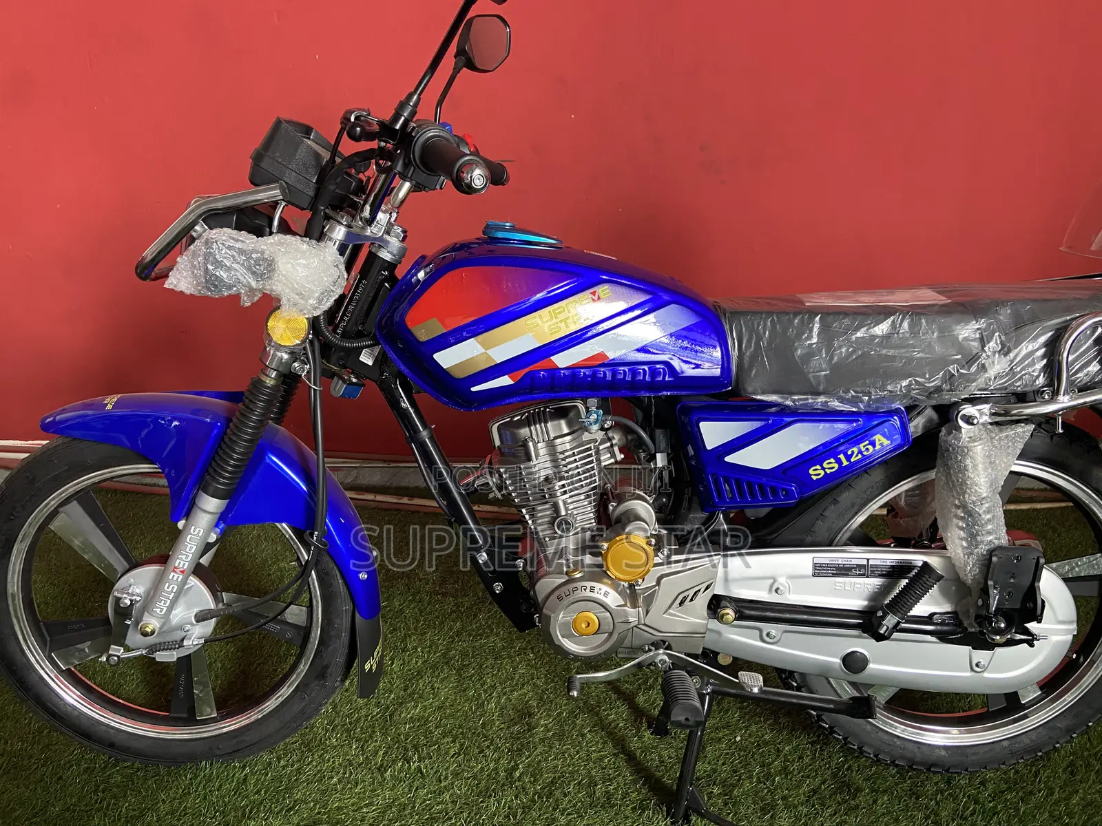 New Royal Motorcycle 2024 Blue