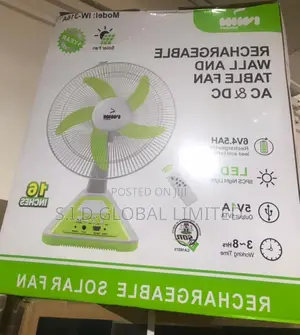 Not Your Regular 16'' IWIN Rechargeable Wall and Table FAN