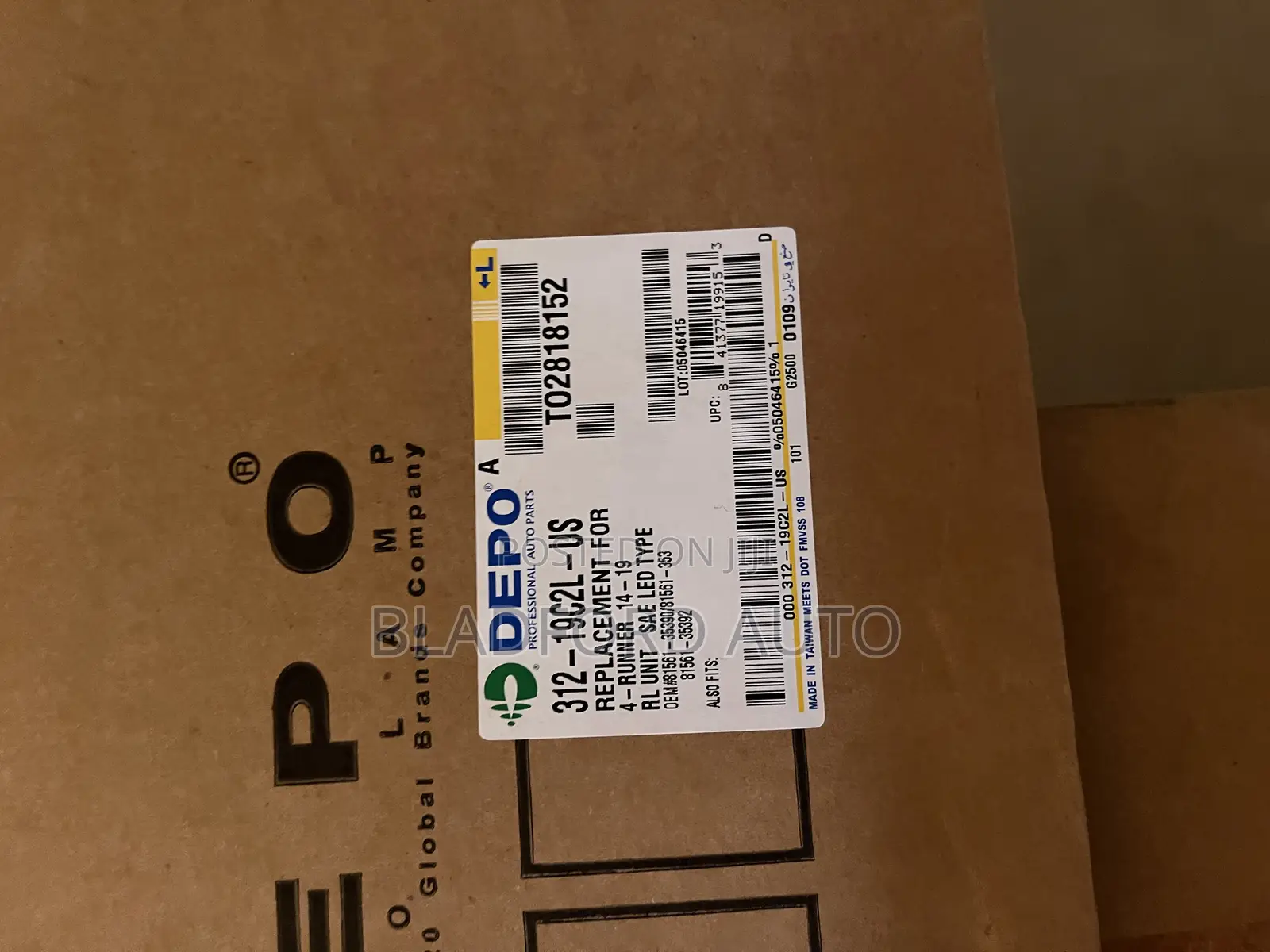 4RUNNER 2014-19 Tailight Original DEPO Pair