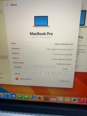 Laptop Apple MacBook 2015 16GB Intel Core i7 SSD 500GB