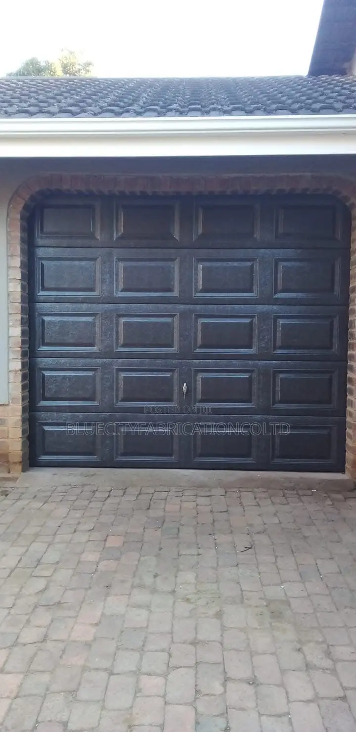 Automated Garage Door 9ft X 8ft Black
