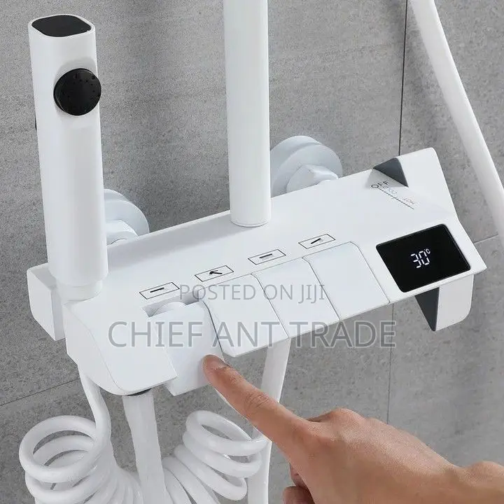 Digital Shower White 007