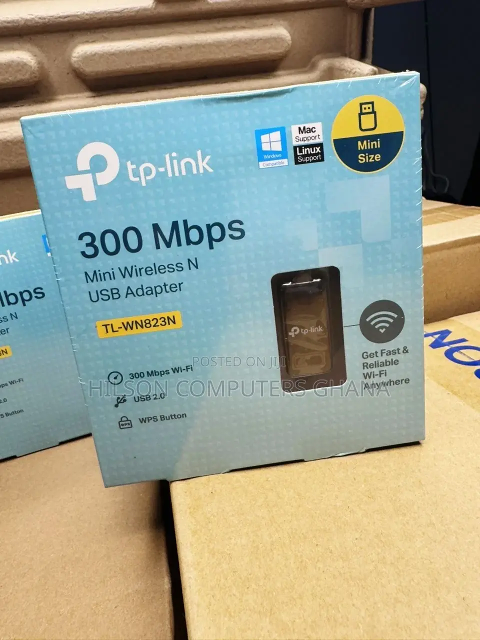 Tp-Link 300mbps Mini Wireless Adapter Tl-Wn823n