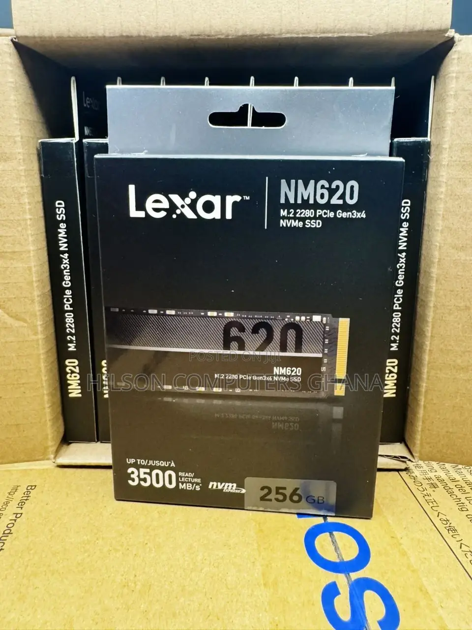 Lexar Nm620 256gb Ssd, M.2 2280 Pcie Gen3x4 Nvme