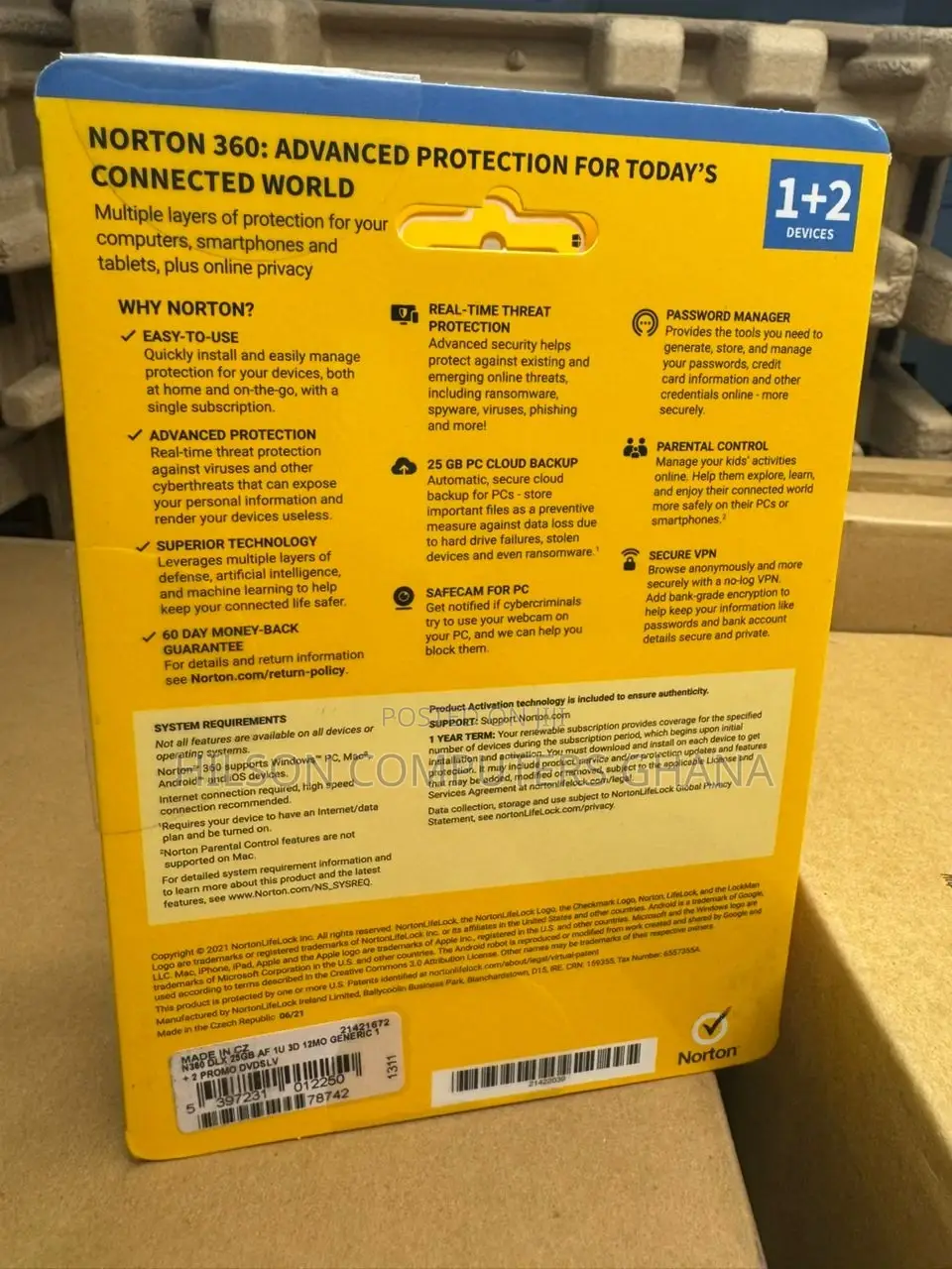 Norton 360 Deluxe - 3 Users - 2022 - Africa
