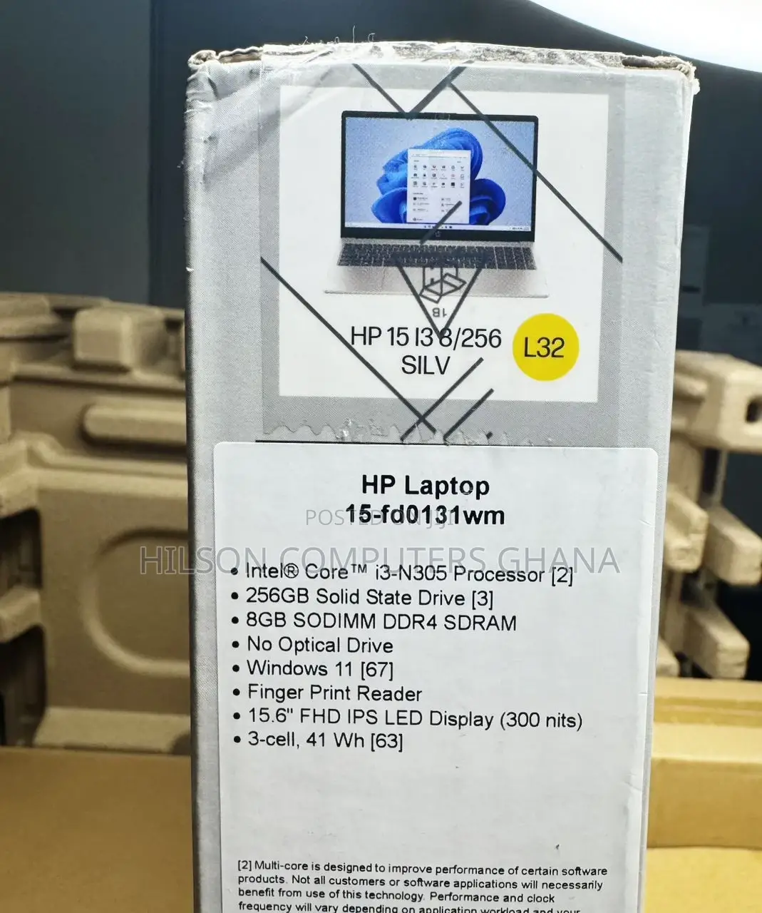 New Laptop HP 15 8GB Intel Core I3 SSD 256GB