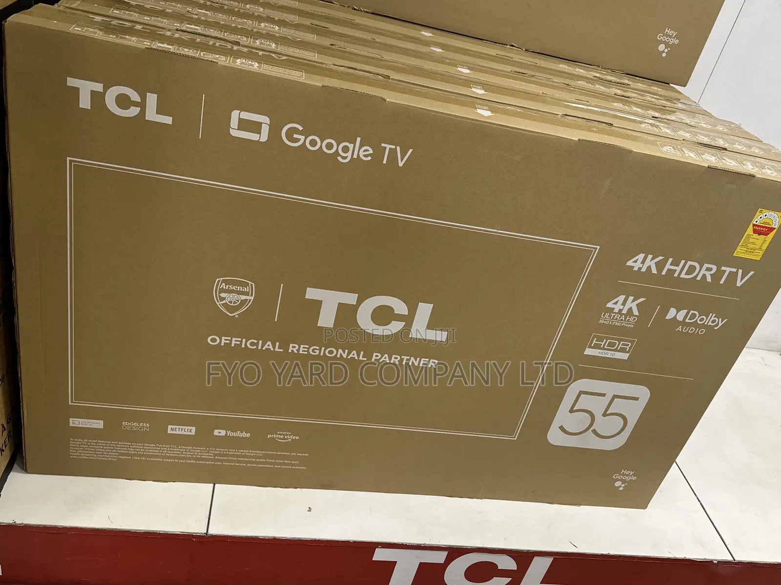 New Latest Made TCL Smart Wifi HDR Google + Android Tv