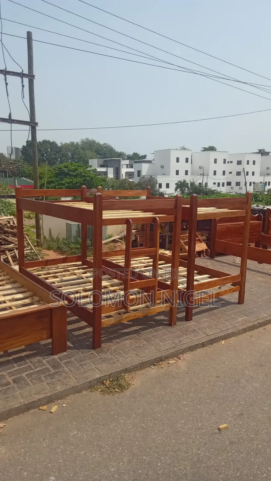 Wooden Bunk Bed Frame