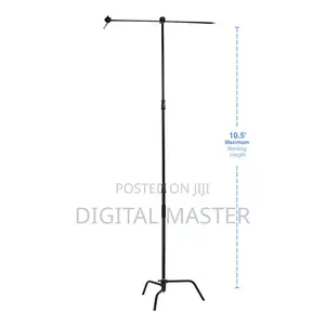Black C-Stand (With C-Stand Bag and Sand Bag)