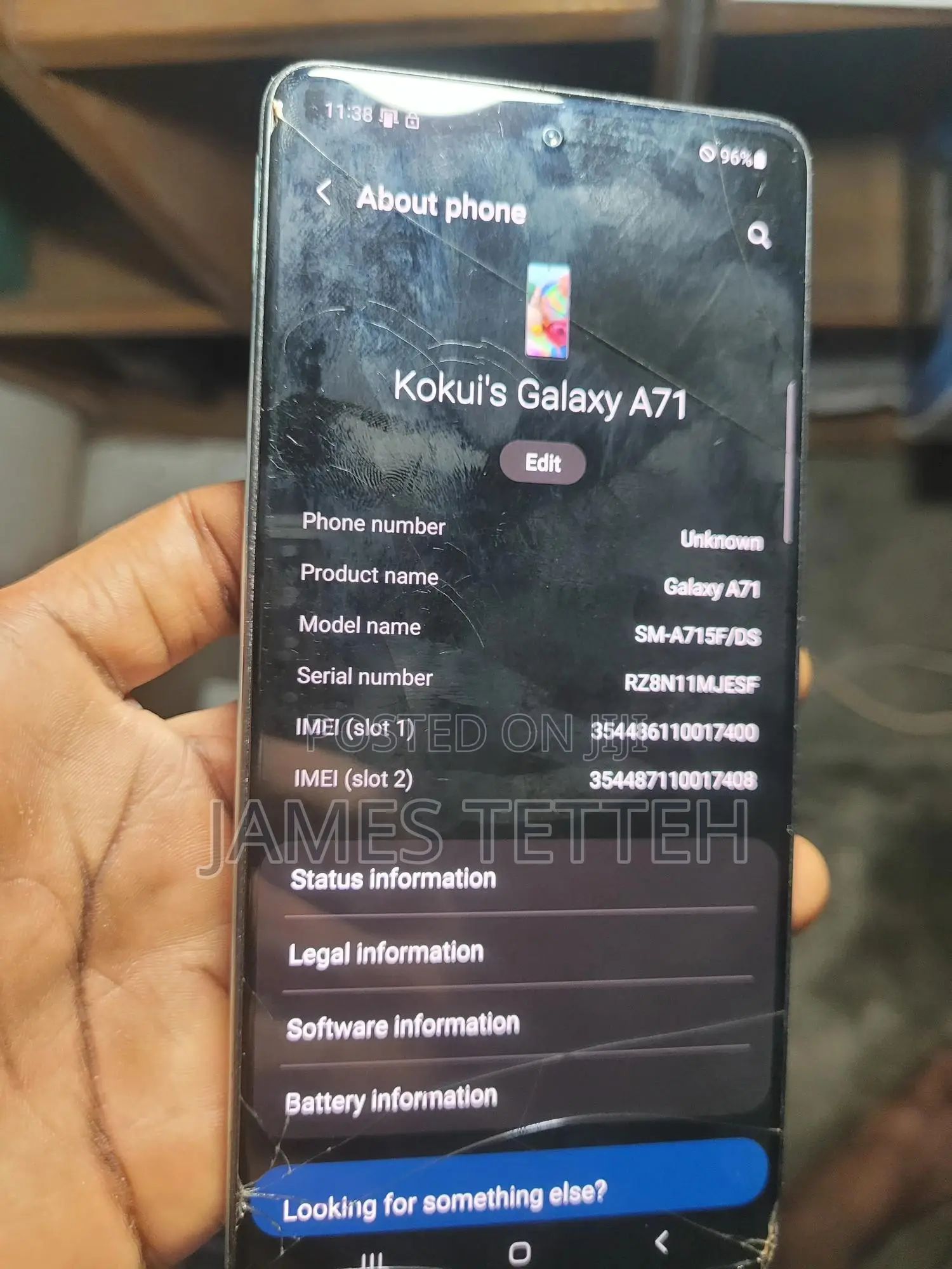 Samsung Galaxy A71 5G 128 GB Blue