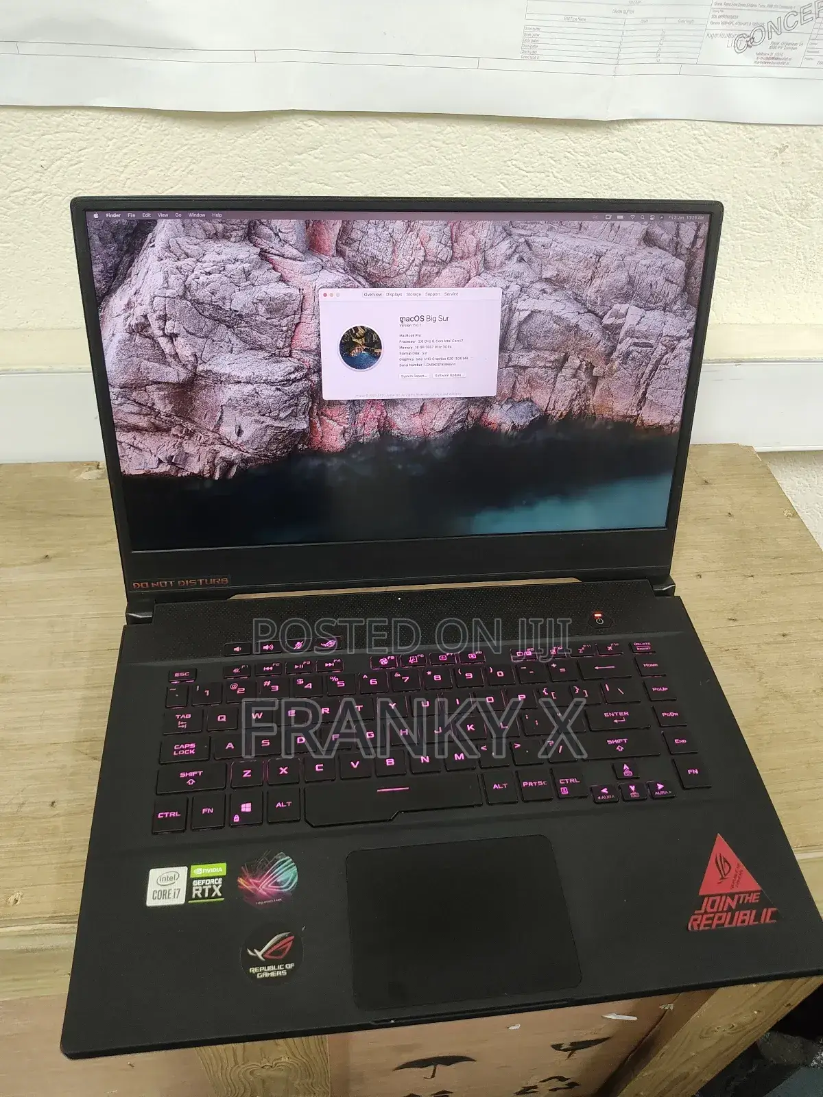 Laptop Asus ROG Zephyrus M15 GU502LU 16GB Intel Core I7 SSD 1T