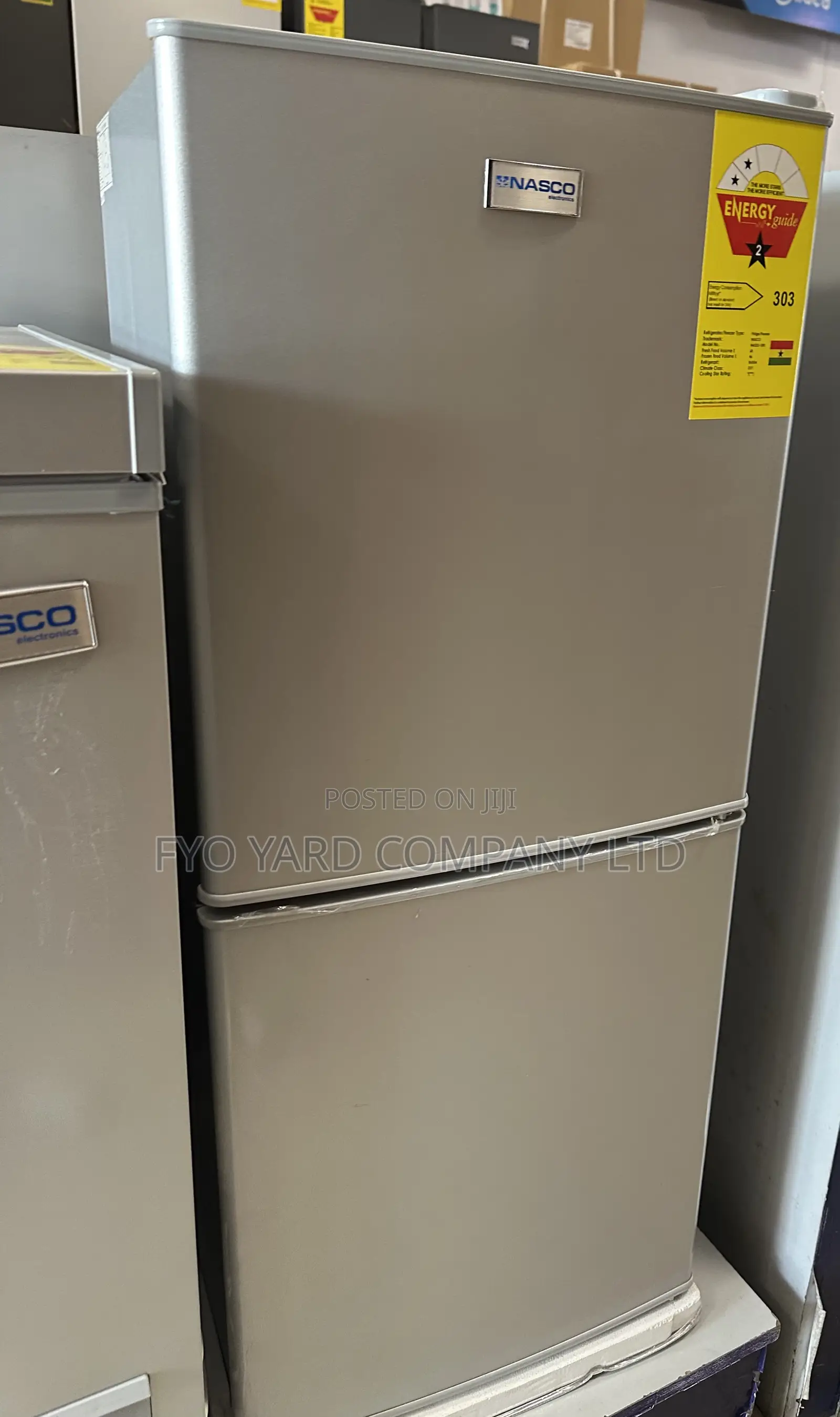 Keep Ur Food Fresh With Nasco 2 Doors Fridge + Freezer