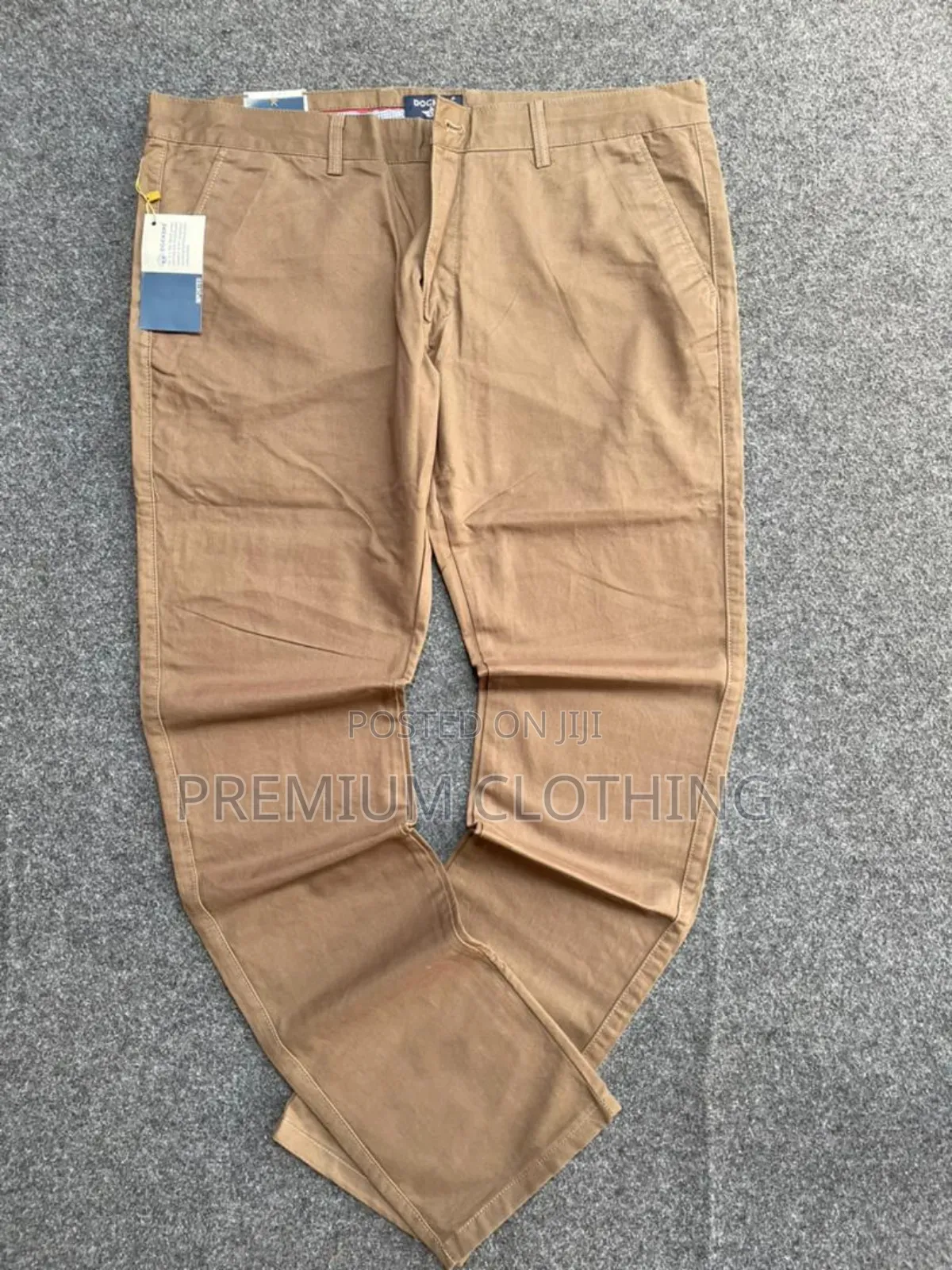 Stretchy Khaki Trousers For Men