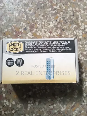 Smith and Locke Combination Push Button Lock