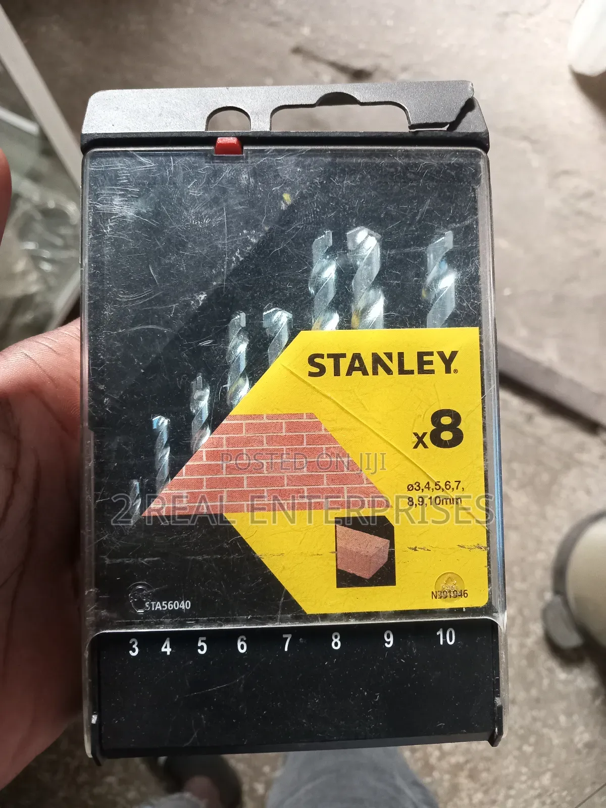 Stanley Drill Bits for Wood and Bricks 8 Pieces