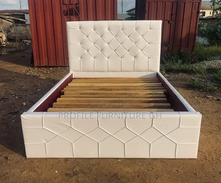 Socolate White Bedframe ( 54x75)// Durable And Luxurious