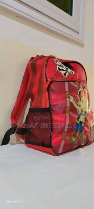Jake and the Neverland Backpack Bag,Red