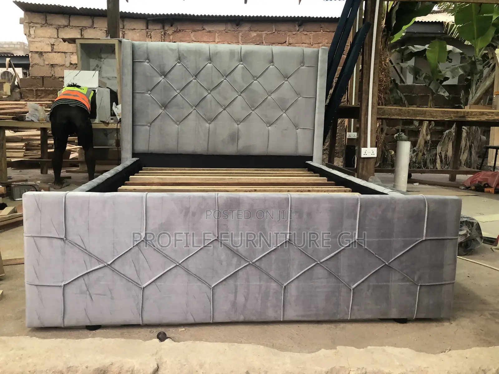 Quality Foreign Double Size Bedframe (60x80)\\ Call for Fast Delivery
