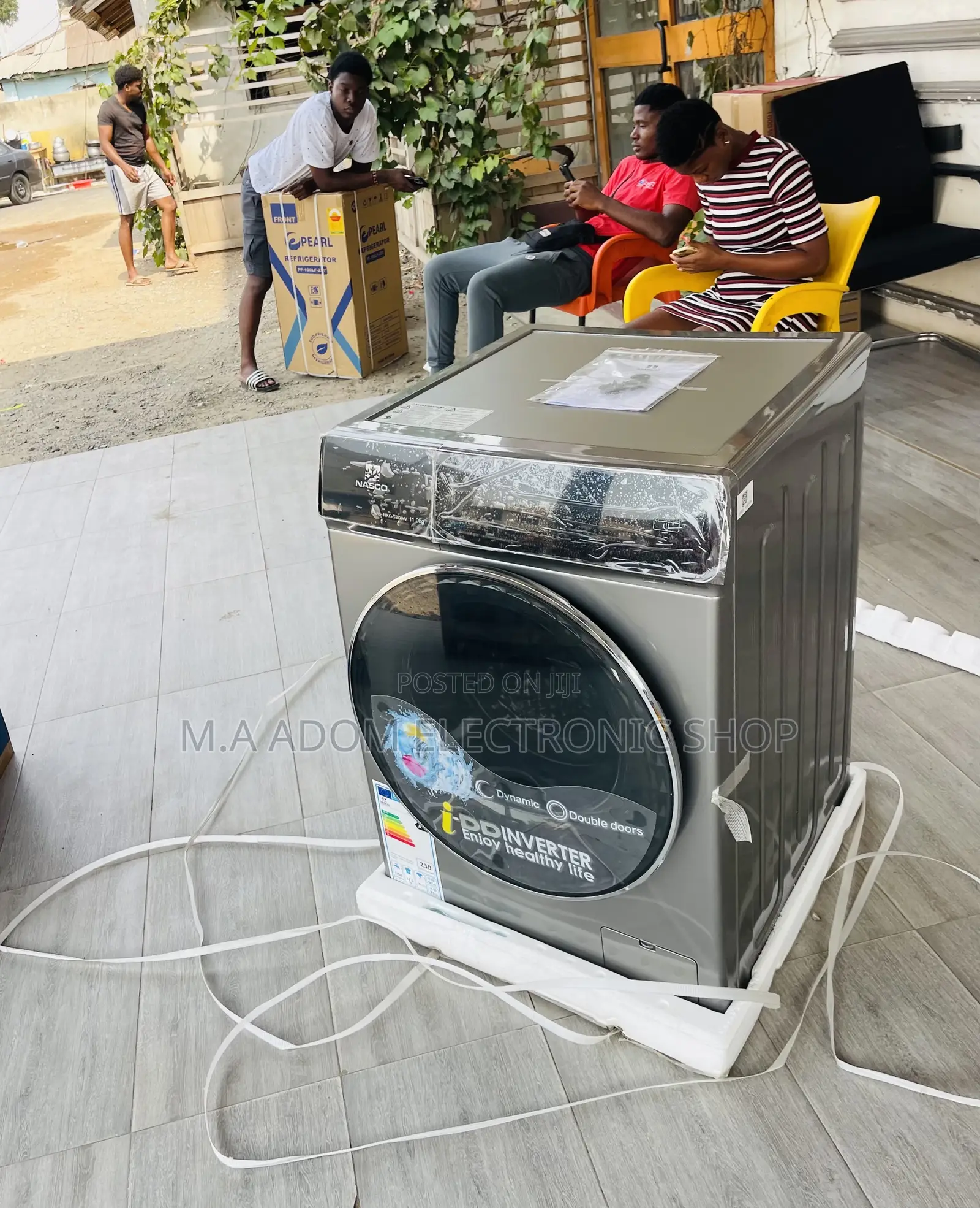 Nasco 8kg Fully Automatic Inverter Washing Machine.