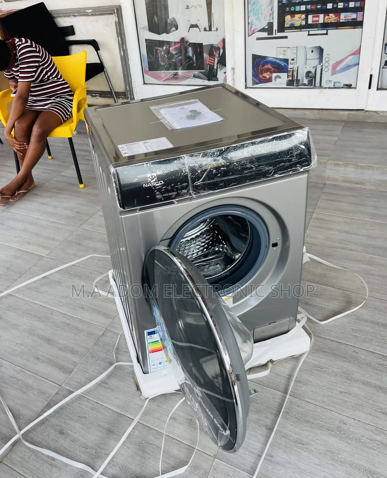 Unique in Box Nasco 11kg Fully Automatic Washing Machine.