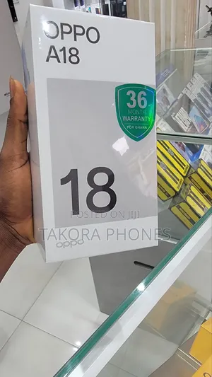 New Oppo A18 64 GB Black