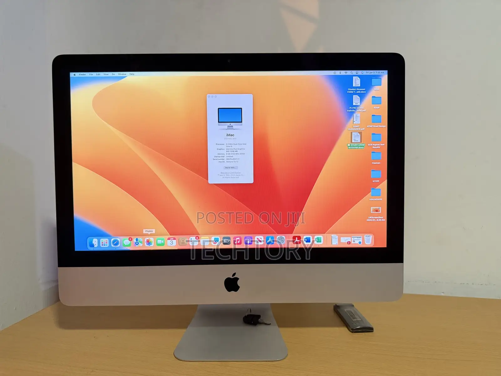 Desktop Computer Apple iMac 8GB Intel Core i5 HDD 1T