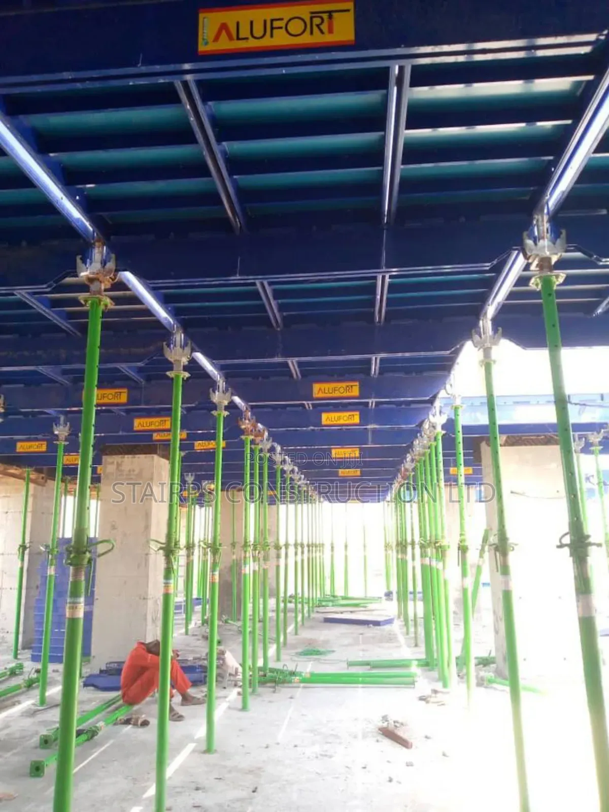 Metal Formwork for Concrete Slab Available.