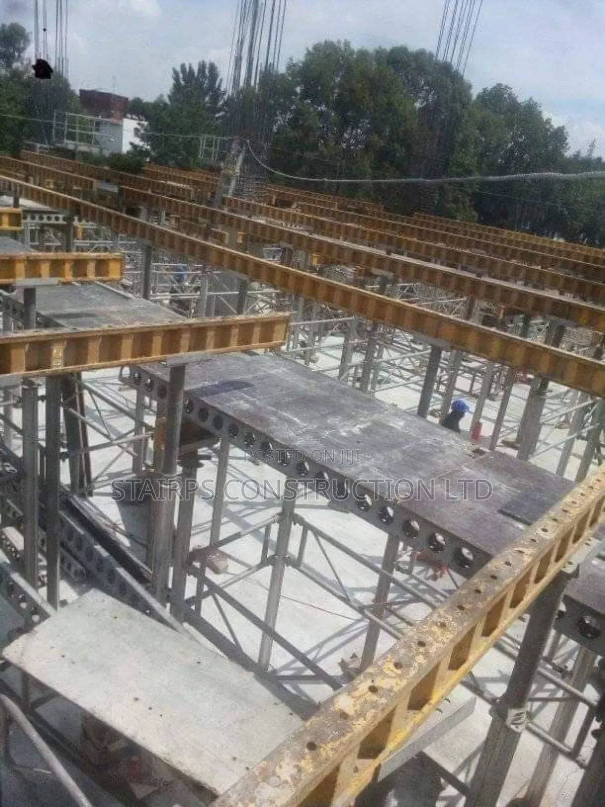 Metal Formwork for Concrete Slab Available.