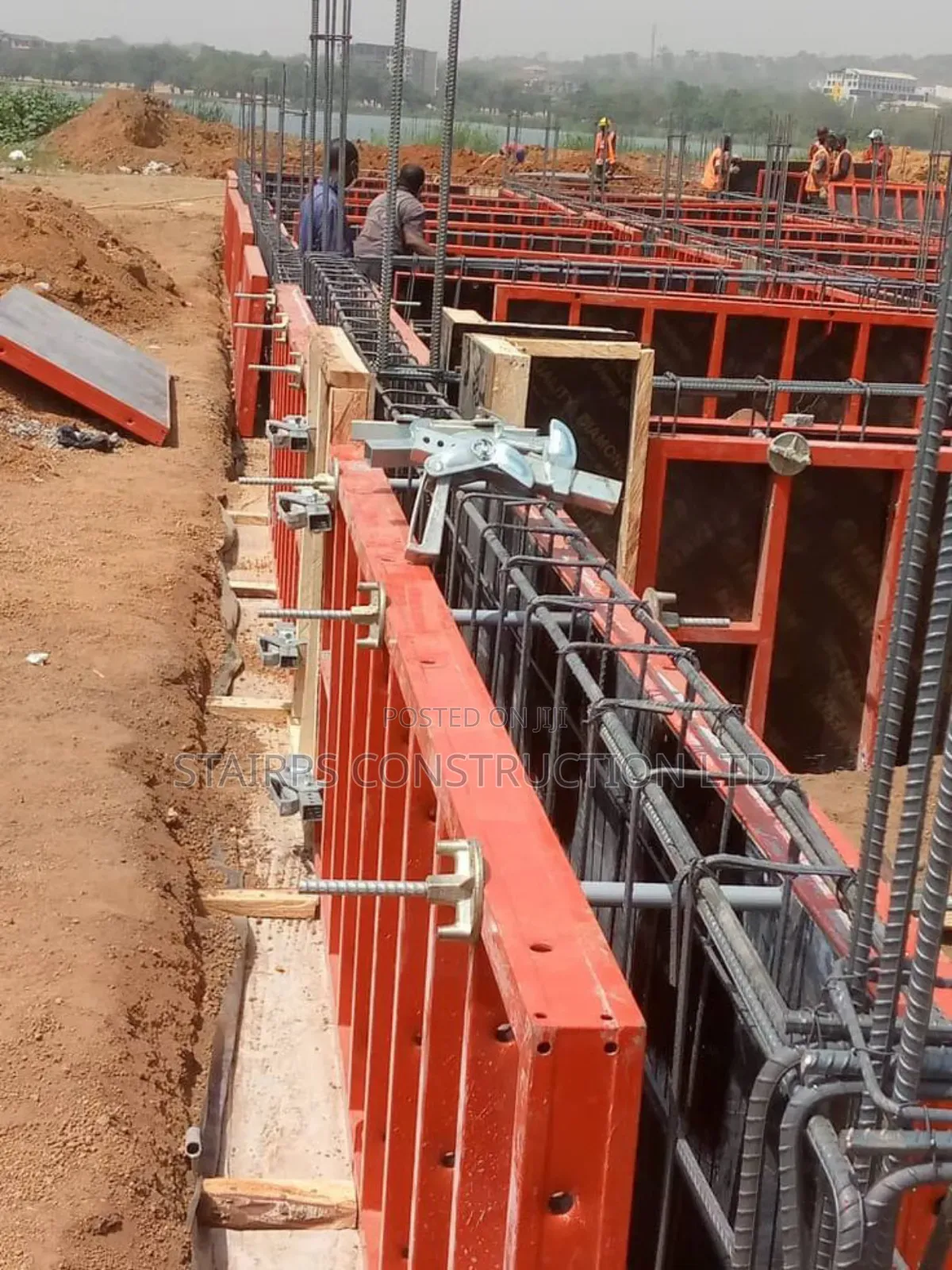 Metal Formwork for Concrete Slab Available.