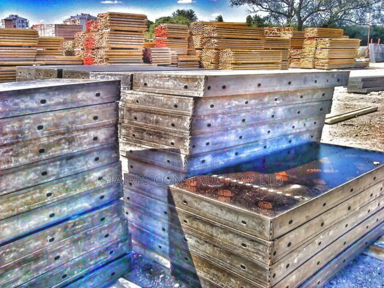 Metal Formwork for Concrete Slab Available.