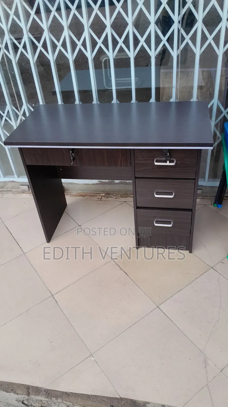 Dark Brown Coloured Table
