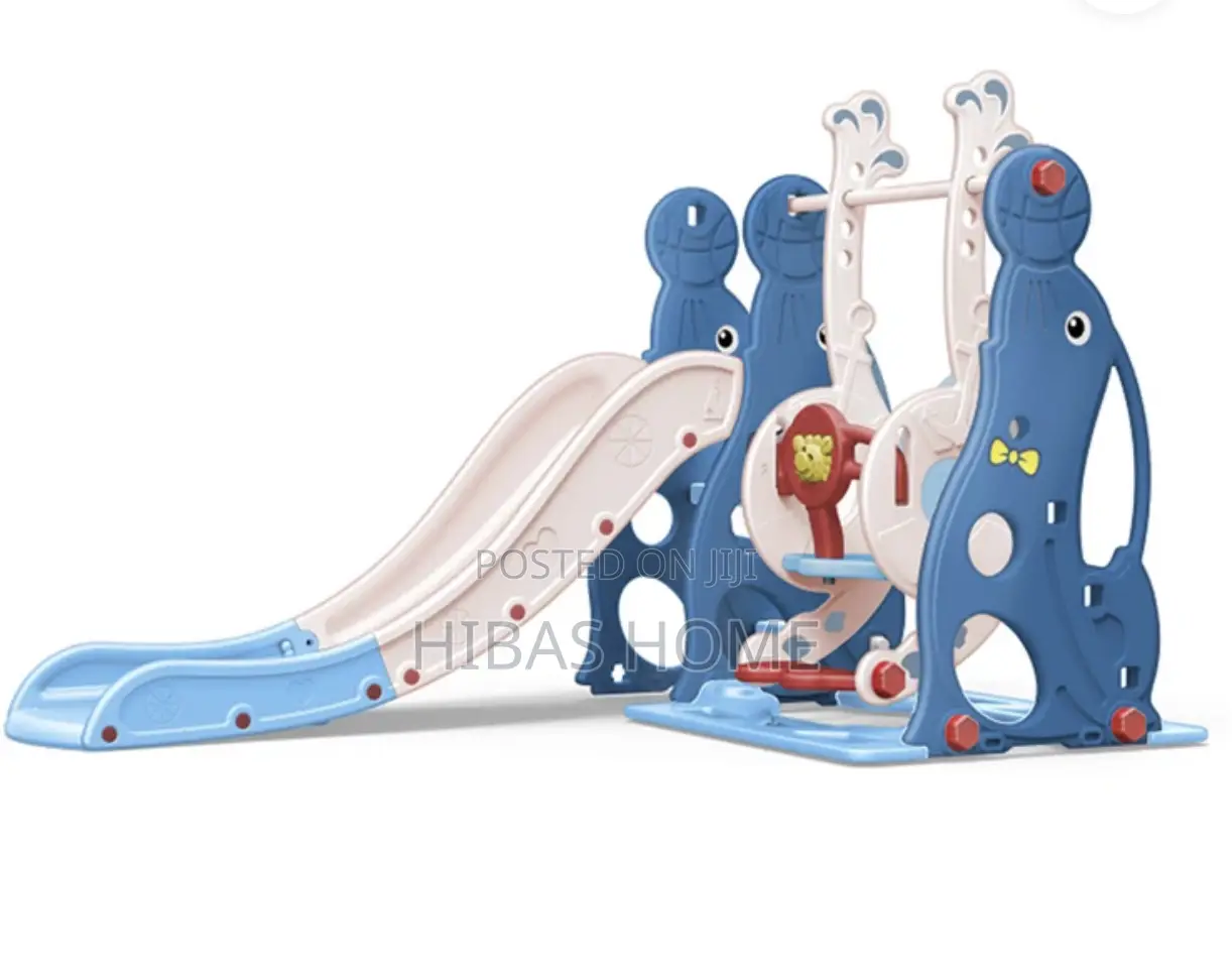Kids Swing Slide Daycare Swing Nursery 180x155x118cm