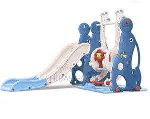 Kids Swing Slide Daycare Swing Nursery 180x155x118cm