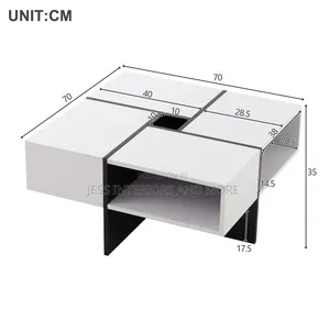 Coffee Table (Black White)