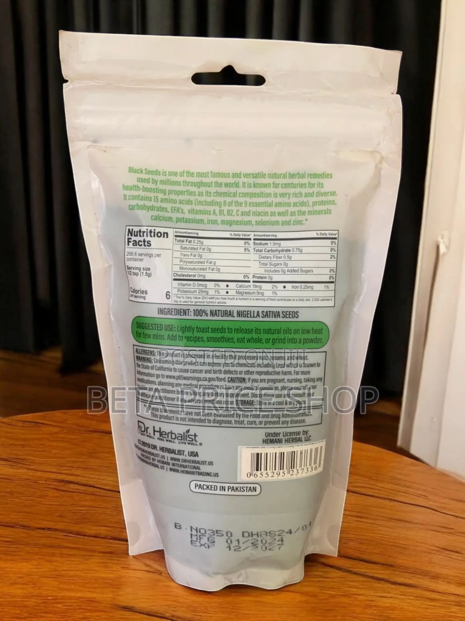 Dr. Herbalist Black Seed (Original)