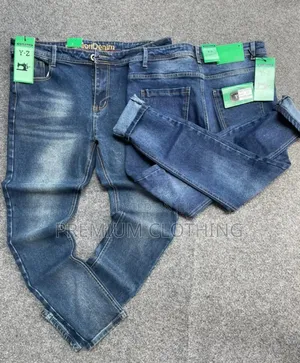 Cotton Casual Jeans Trousers For Men
