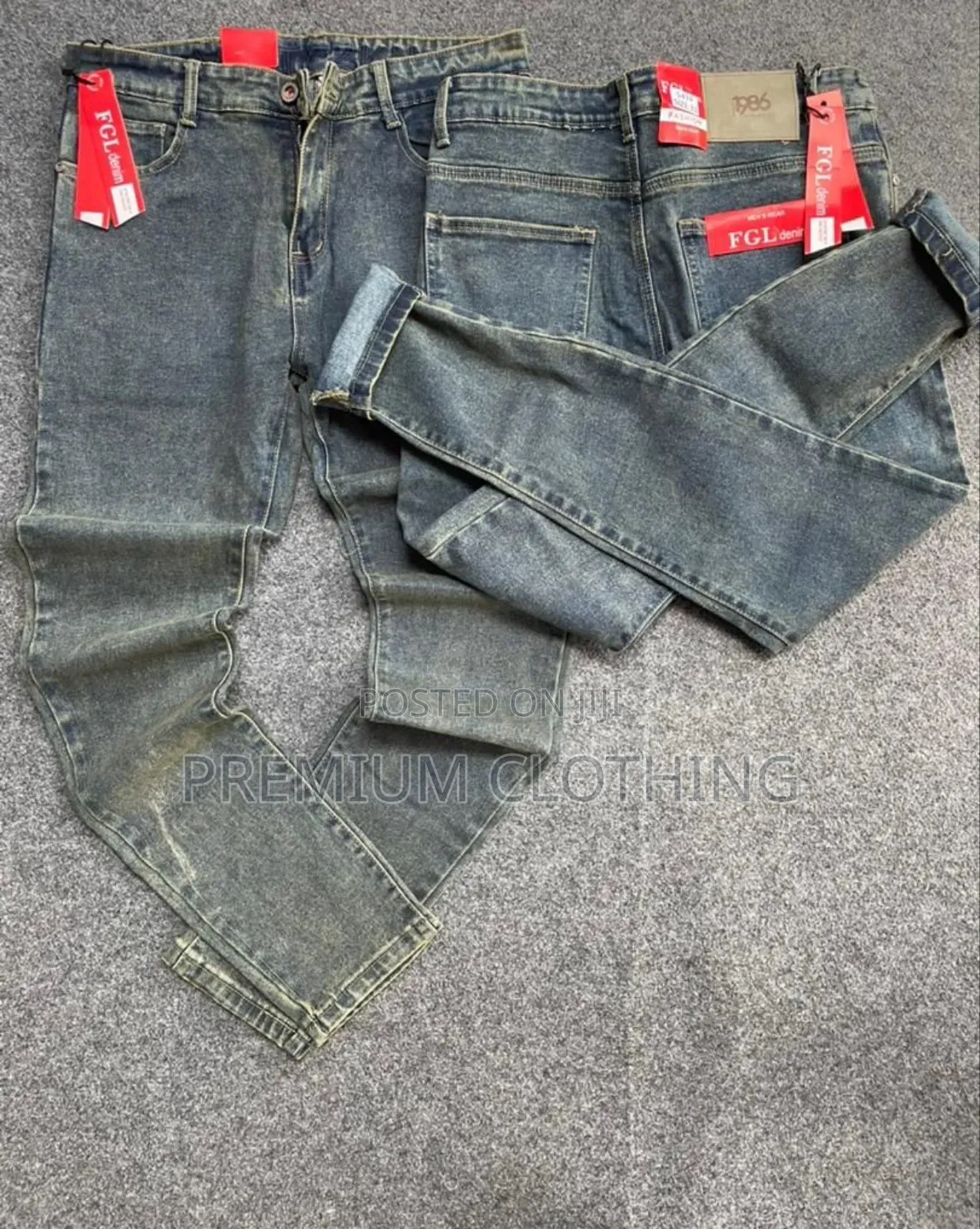Cotton Casual Jeans Trousers For Men