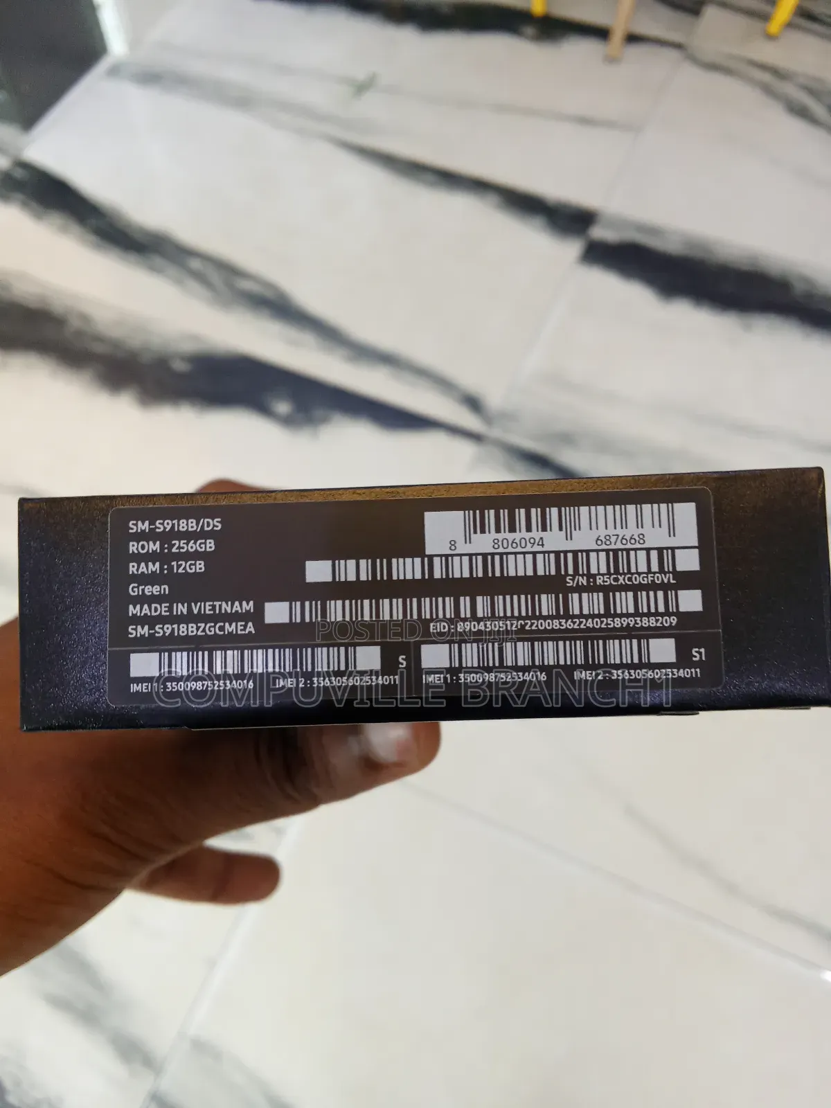 New Samsung Galaxy S23 Ultra 256 GB Green