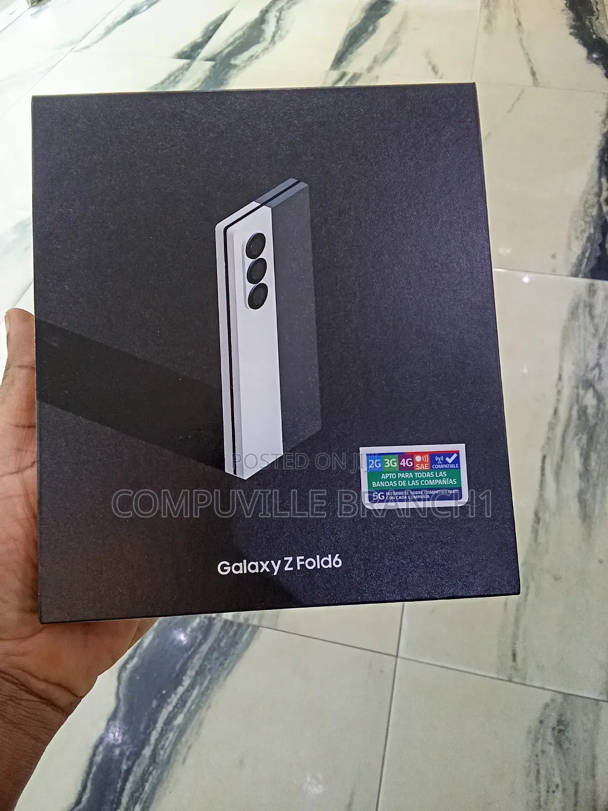 New Samsung Galaxy Z Fold6 256 GB Black